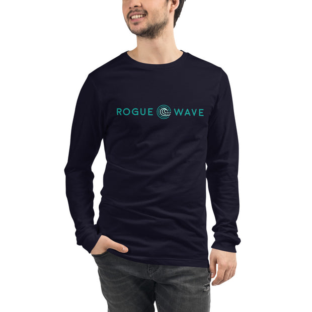 Rogue Wave Navy Unisex Long Sleeve Tee