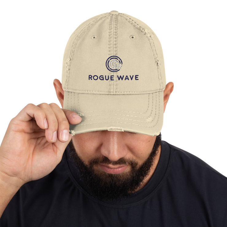 Rogue Wave Distressed Dad Hat